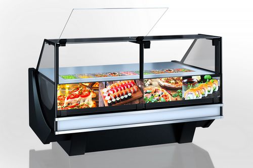 Vetrina refrigerata espositiva - MISSOURI COLD DIAMOND MC 126 - Hitline - per negozio / per ristorante / con illuminazione