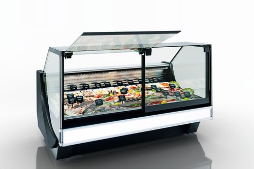 Vetrina refrigerata espositiva - MISSOURI COLD DIAMOND MC 115 FISH - Hitline - per pescheria / con illuminazione / per alimenti congelati