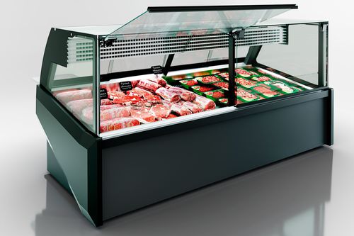Vetrina refrigerata espositiva - MISSOURI MC 120 MEAT - Hitline - per macelleria / con illuminazione / per alimenti congelati