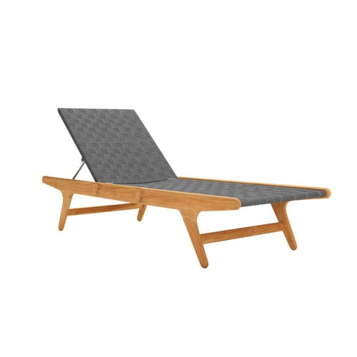 Lettino prendisole contemporaneo - JUUL SUNBED - applebee - in legno / da giardino / per piscina
