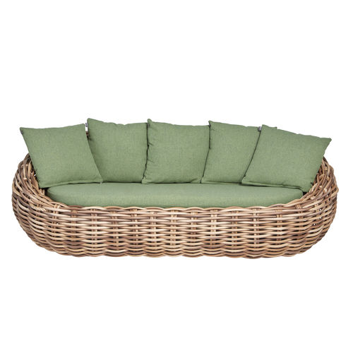 Divano contemporaneo - COCOON - applebee - da giardino / in vimini / in alluminio