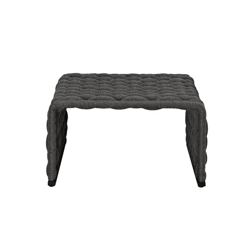 Tavolino basso contemporaneo - CROCHET - applebee - in tessuto / rettangolare / per uso residenziale