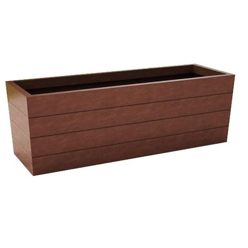 Fioriera in legno - MADERA - PLANTERS UNLIMITED - in fibra di vetro / rettangolare / contemporanea