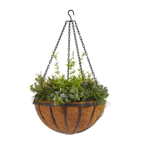 Vaso da giardino in acciaio - LARGE ENGLISH - PLANTERS UNLIMITED - sospeso / rotondo / contract