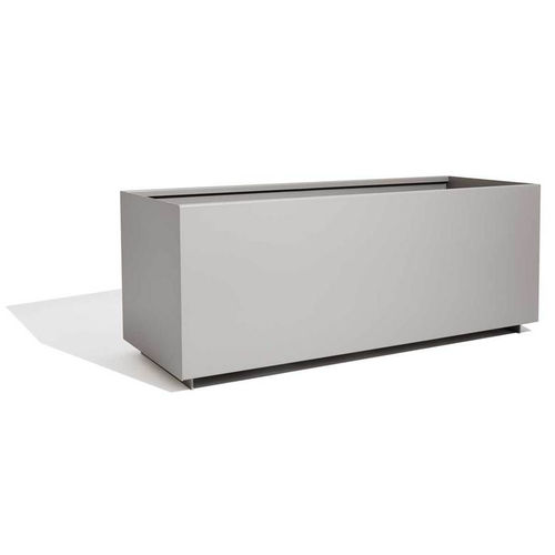 Fioriera in acciaio inossidabile - ASTOR - PLANTERWORX - in alluminio / in acciaio COR-TEN® / rettangolare