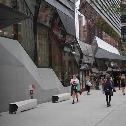 Panca per spazi pubblici contemporanea - SHARD - PLANTERWORX - in alluminio / in acciaio inossidabile / in acciaio COR-TEN®
