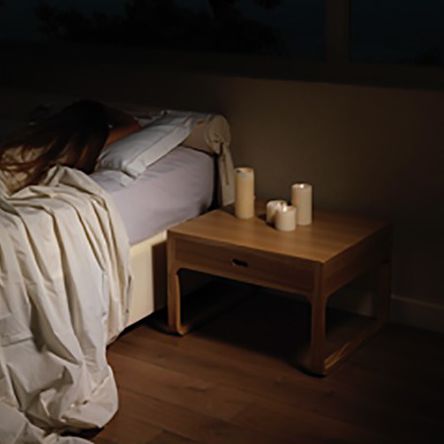 Comodino contemporaneo - MUU - BBB Italia - in rovere / in wengé / rettangolare