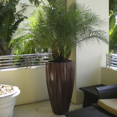 Vaso da giardino in fibra di vetro - SAN JOSE 69587 - Jay Scotts Collection - rotondo / verticale
