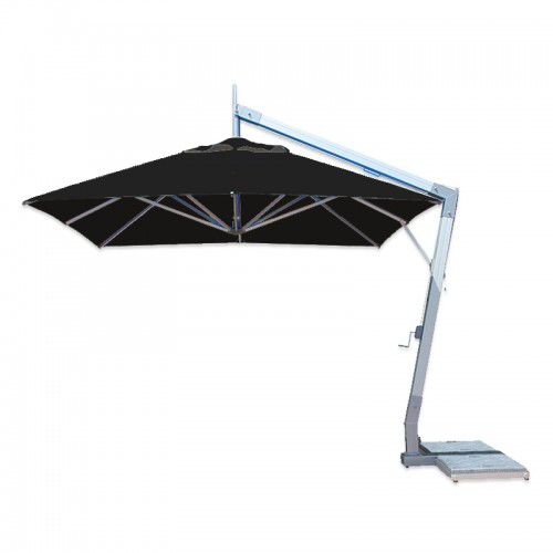 Ombrellone laterale -  HURRICANE-3.4-SIDE-WIND-SQUARE - Bambrella - in alluminio / in poliestere / resistente al vento