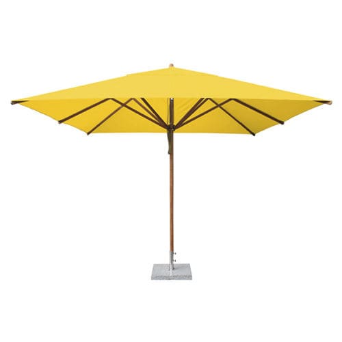 Ombrellone in acciaio inossidabile - 3.4M S-L - Bambrella - in bambù / resistente al vento / contract