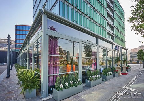 Finestra in alluminio - GUILLOTINE SYSTEME - SARL ELEGANCE STORES - a ghigliottina / a doppi vetri / elettrica