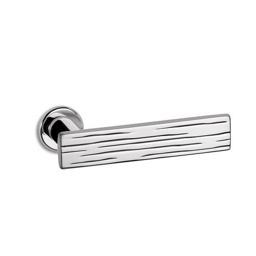 Maniglia per porta - WOOD C3 - Ento - in ottone cromato / contemporanea / per uso residenziale