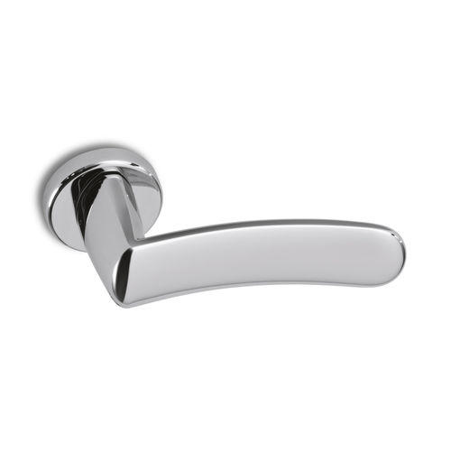 Maniglia per porta - WAVE - Ento - in ottone cromato / contemporanea / per uso residenziale