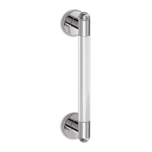 Maniglia a tirante per porta - DROP - Ento - in ottone / in vetro / contemporanea