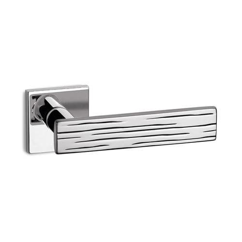 Maniglia per porta - WOOD SQ R6 - Ento - in ottone / contemporanea / per uso residenziale
