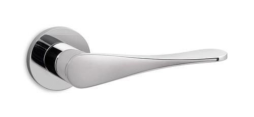 Maniglia per porta - SPOON R6 - Ento - in ottone cromato / contemporanea / per uso residenziale