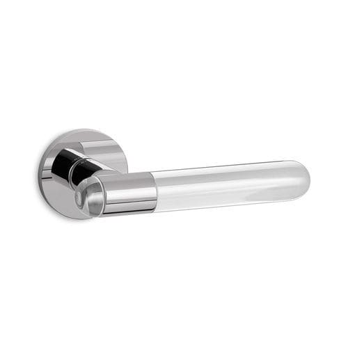 Maniglia per porta - DROP R6 - Ento - in ottone cromato / contemporanea / per uso residenziale