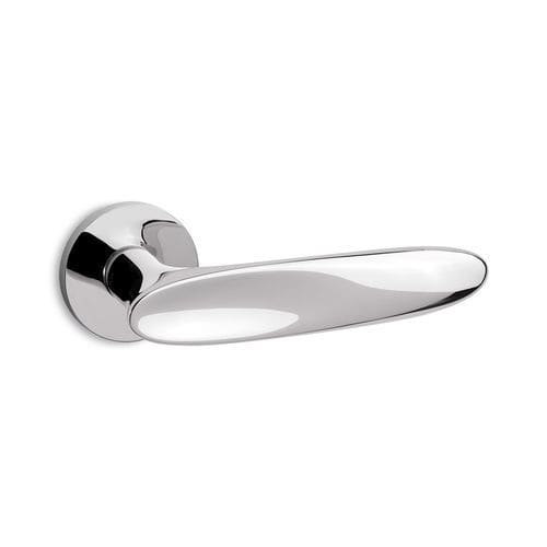 Maniglia per porta - LIFE R6 - Ento - in ottone cromato / contemporanea / per uso residenziale