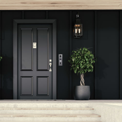 Citofono esterno per montaggio a filo - D1102FV  - DoorBird - in acciaio inossidabile spazzolato / residenziale / professionale