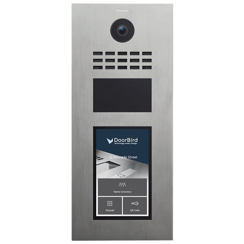 Videocitofono in acciaio inossidabile - D31TDV - DoorBird - residenziale / per edificio ad uso pubblico / non incassato