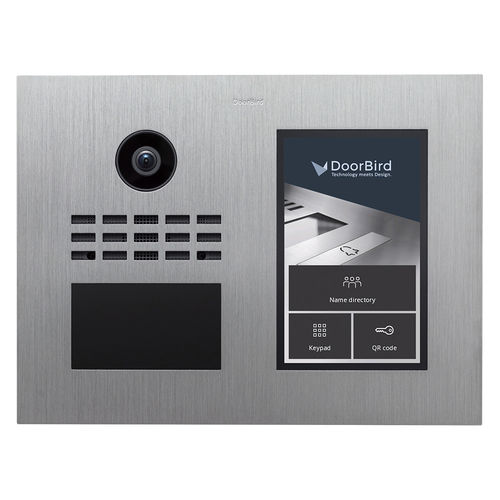 Videocitofono in acciaio inossidabile - D31TDH - DoorBird - residenziale / per edificio ad uso pubblico / non incassato