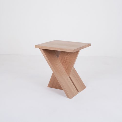 Tavolo d'appoggio contemporaneo - SITIO - ATELIER DE TROUPE - in rovere / quadrato / per uso residenziale