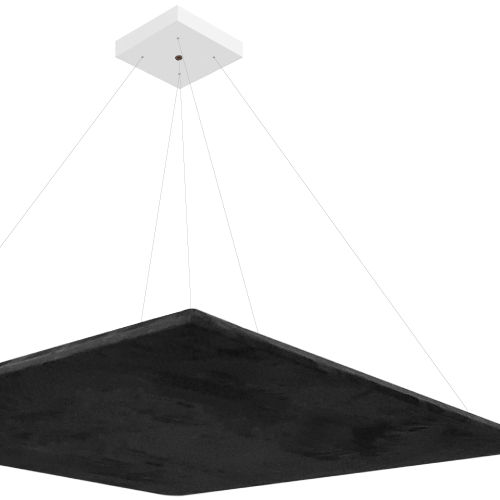 Baffle acustico in tessuto - AZORES DOUBLE SQR - CLOUD - artnovion - sospeso / rettangolare / decorativo