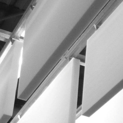 Baffle acustico in PET - KULM AE  - artnovion - da soffitto / rettangolare / decorativo