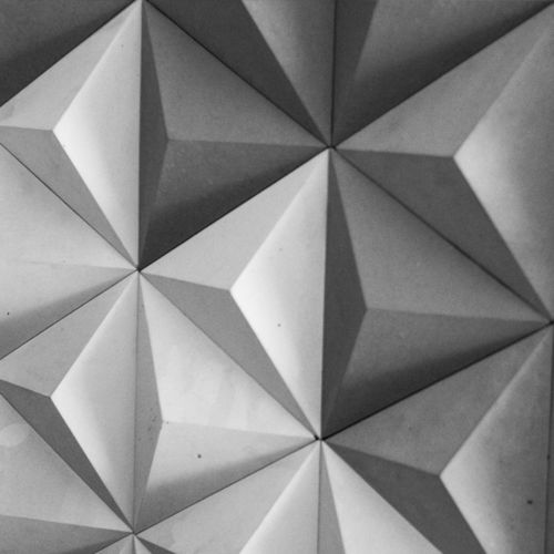 Piastrella in calcestruzzo - 3D PYRAMIDS - Slabb - Architectural Concrete - 3D / finitura naturale / da interno