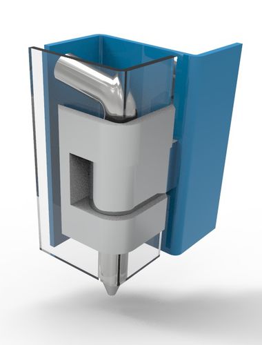 Cerniera per porta - Z200 - EURO-LOCKS - per mobile / in Zamak / contract