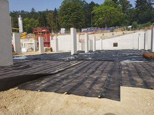 Geocomposito di drenaggio - DRAINTUBE® FTB  - Afitexinov - con minidrenaggi / in polipropilene / per fondazioni