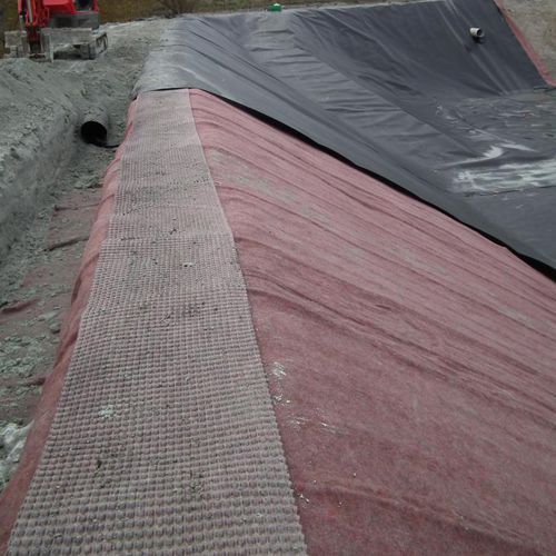 Geocomposito di drenaggio - DRAINTUBE FT - Afitexinov - di protezione / di consolidamento / per stabilizzazione dei terreni