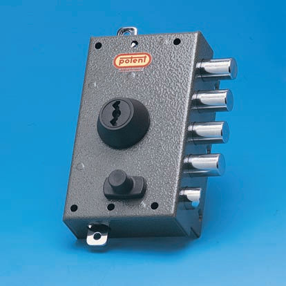 Serratura meccanica - 1700 series - Potent S.A.S. - per porta d'ingresso / a 1 punto / a 3 punti
