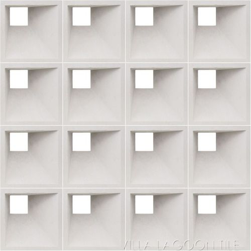 Blocco di calcestruzzo forato - AKUTAN  - Villa Lagoon Tile - decorativo / per facciata / per recinzione