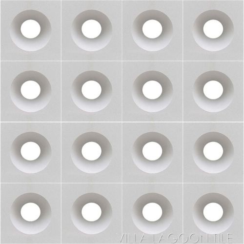 Blocco di calcestruzzo forato - ANEGADA  - Villa Lagoon Tile - decorativo / per facciata / per recinzione