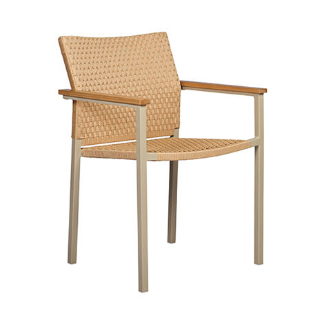 Sedia da giardino contemporanea - JAVA - Tidelli - da esterno / in fibre sintetiche / in corda