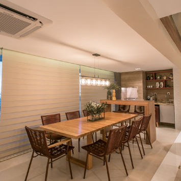 Tavolo da pranzo contemporaneo - Fusion - Tidelli - in eucalipto / con supporto in legno di eucalipto / rettangolare