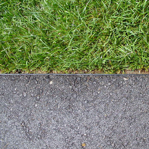 Bordura da giardino - ASPHALTEDGE - Permaloc - in alluminio / a forma di L / nera