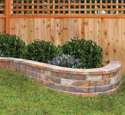 Blocco di calcestruzzo forato - PROMURO - PAVESTONE - per recinzione di giardino / per muro di contenimento / aspetto pietra