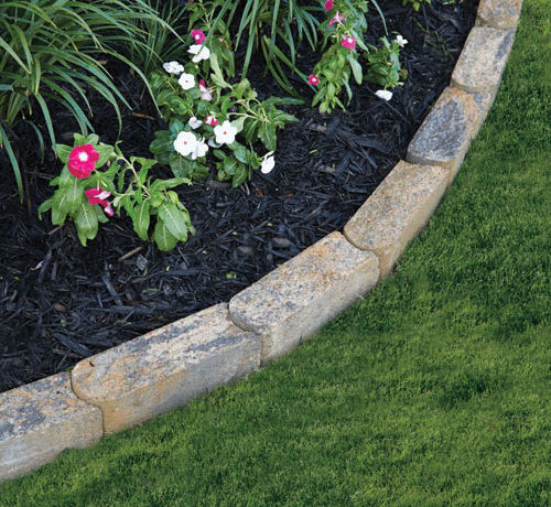 Bordura da giardino - SPLITROCK - PAVESTONE - in calcestruzzo / lineare