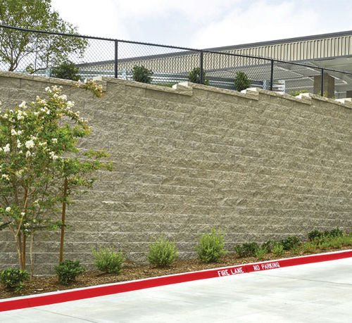 Blocco di calcestruzzo speciale - VALERA PRO STRAIGHT  - PAVESTONE - per recinzione di giardino / per muro di contenimento / aspetto pietra