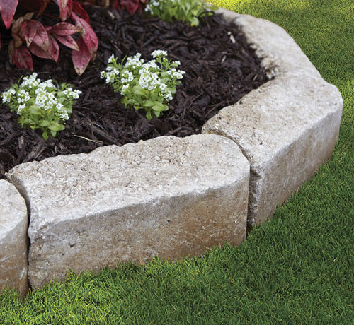 Bordura da giardino - RUMBLESTONE - PAVESTONE - in calcestruzzo / lineare / rettangolare