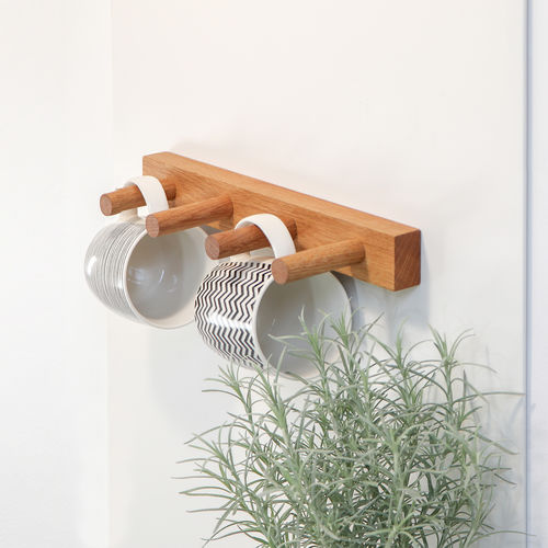 Supporto a muro per utensili da cucina - W • basic - 3S design - in legno