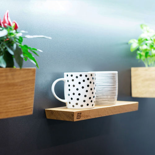 Mensola - W • oblique - 3S design - contemporaneo / in rovere / da sala