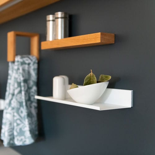 Mensola - C30 • basic - 3S design - minimalista / in acciaio con rivestimento a polvere / per ufficio
