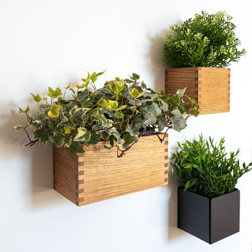 Vaso da giardino in rovere - Box J • Big • basic - 3S design - da parete / rettangolare / per uso residenziale