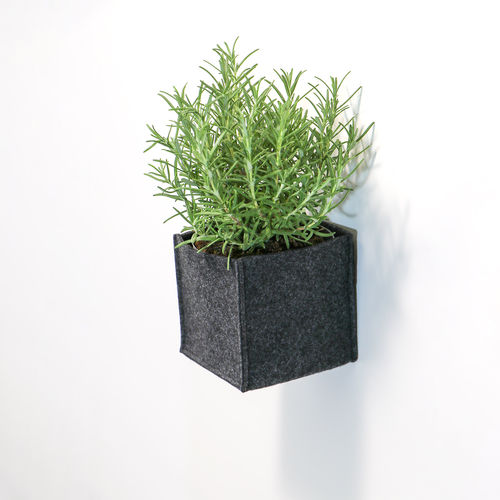 Vaso da giardino in feltro - basic - 3S design - da parete / quadrato / per uso residenziale