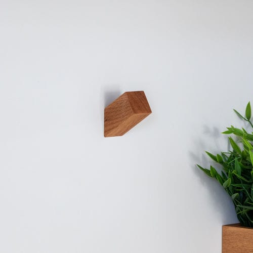 Appendiabiti da parete contemporaneo - W • oblique - 3S design - in rovere / individuale / da parete