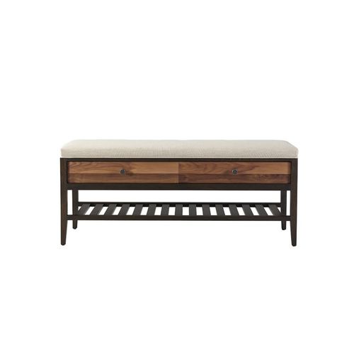 Panca fondoletto contemporanea - HAYDEN - West Furniture - in noce