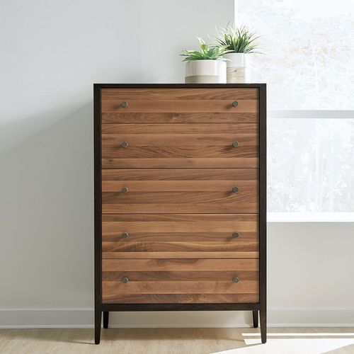 Cassettiera contemporanea - HAYDEN - West Furniture - in noce